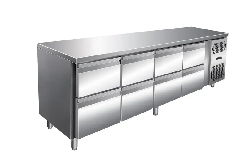 A&S Kühltisch VIP 600 0/8 2230 mm
