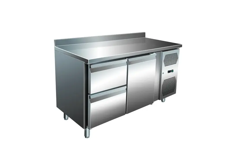 A&S Kühltisch VIP 600 1/2 1360 mm, mit Aufkantung