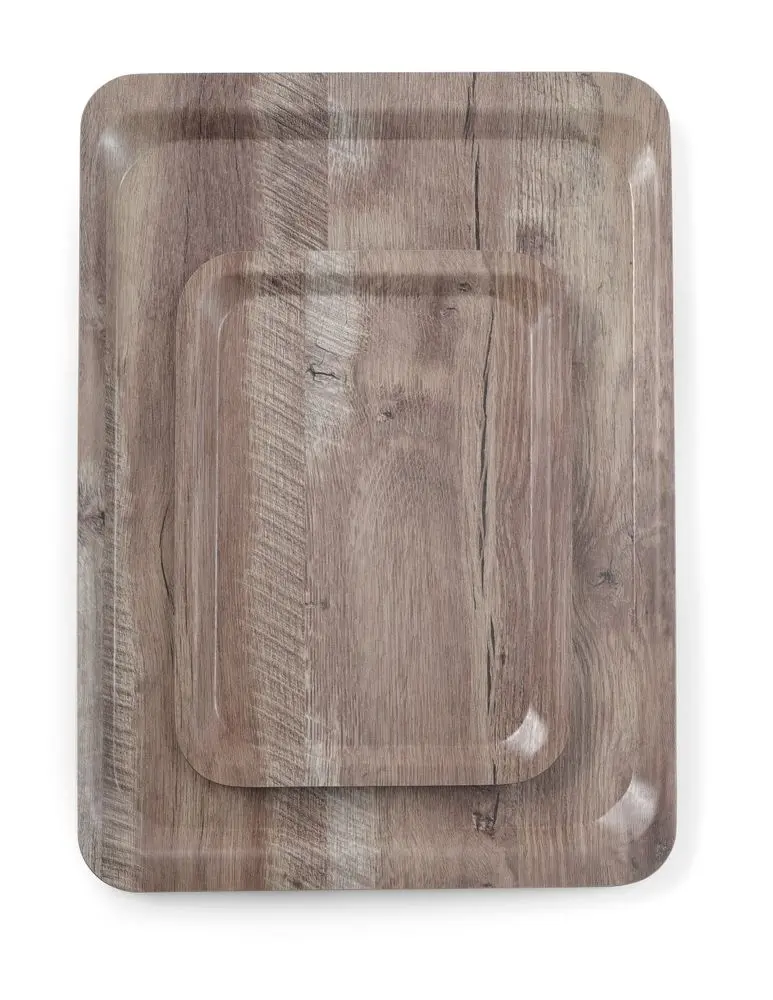 AmerBox Serviertablett aus Melamin mit Holzoptik