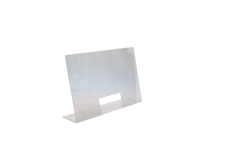 APS Acryl Hygieneschutzwand 750x180x480 mit Öffnung