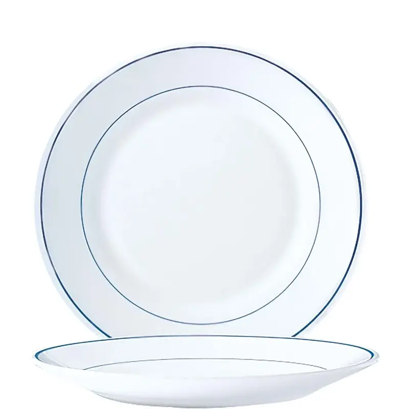 Arcoroc Restaurant Delft Teller flach 19,5 cm, weiß
