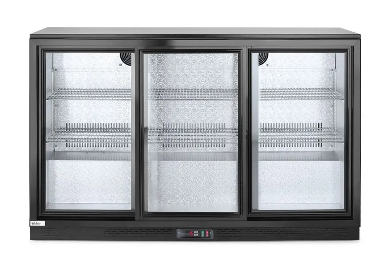 Arktic Kühlschrank mit drei Schiebetüren an der Bar