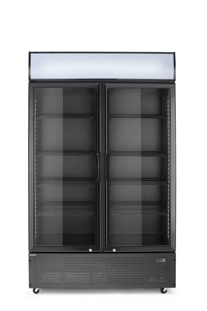 Arktic Rückwandkühlschrank mit hinterleuchteter Blende, zweitürig