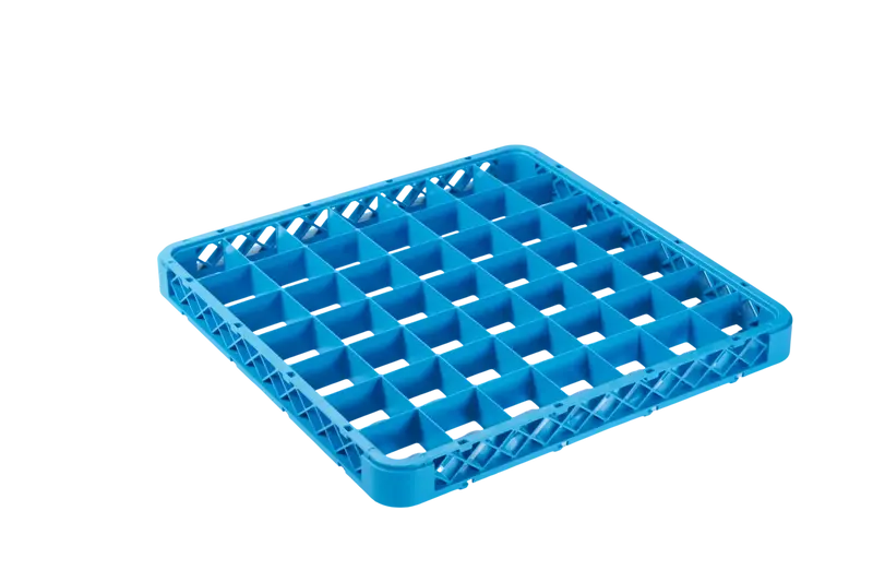 Aufsatz 49 Fächer 60x60 mm für Spülkorb, blau