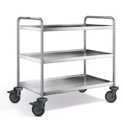 B.PRO Servierwagen SW 9 x 6-3, Kunststoffrollen