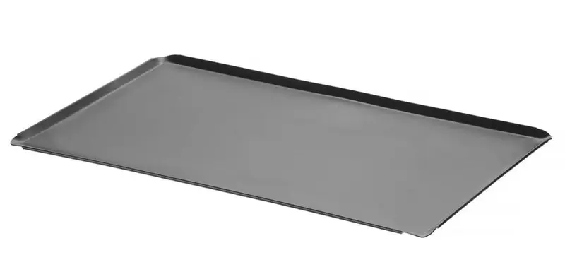 Backblech mit Antihaftbeschichtung CONVECTOMAT BAKE, HENDI, GN 1/1, Schwarz, 530x325x(H)10mm