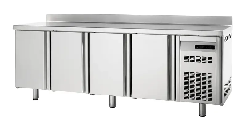 Bäckereikühltisch Premium 4/0 mit Aufkantung