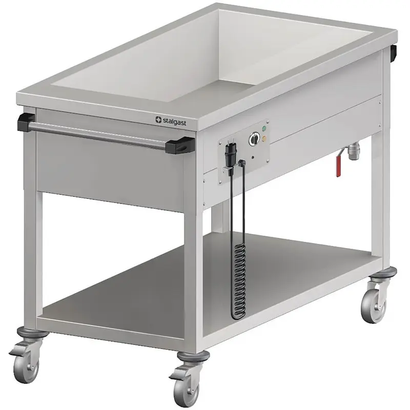 Bain-Marie Wagen mit einem Becken