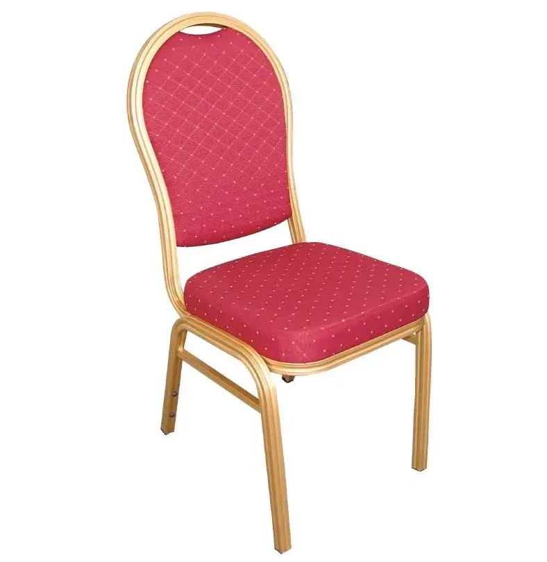 Bankettstühle Bolero mit runder Lehne, rot 4 Stück