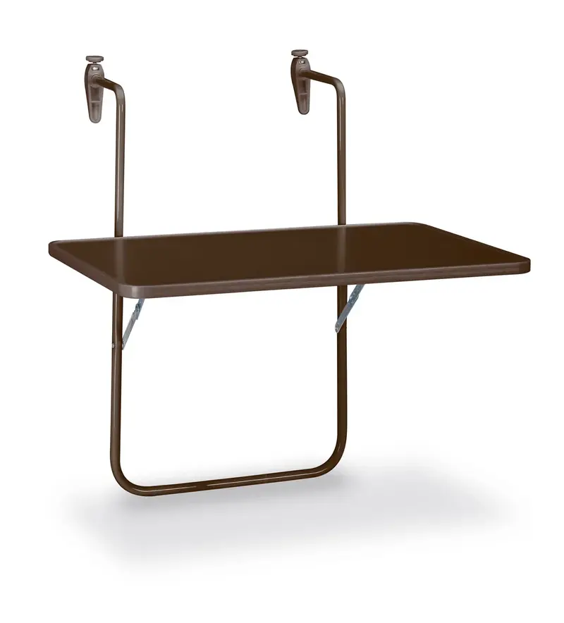 barths Boy – Balkonhängetisch 60x40 cm Braun
