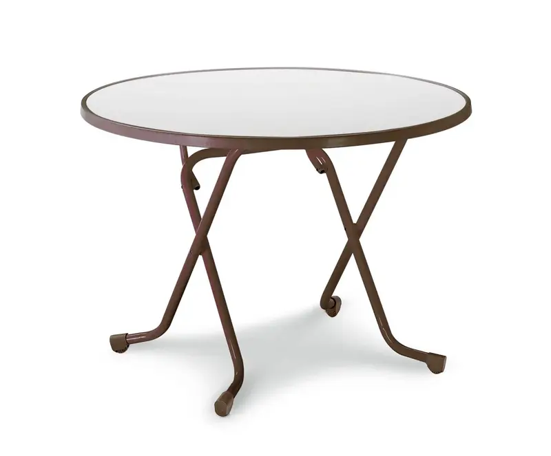 barths Dublin – Klapptisch rund 100 cm Braun