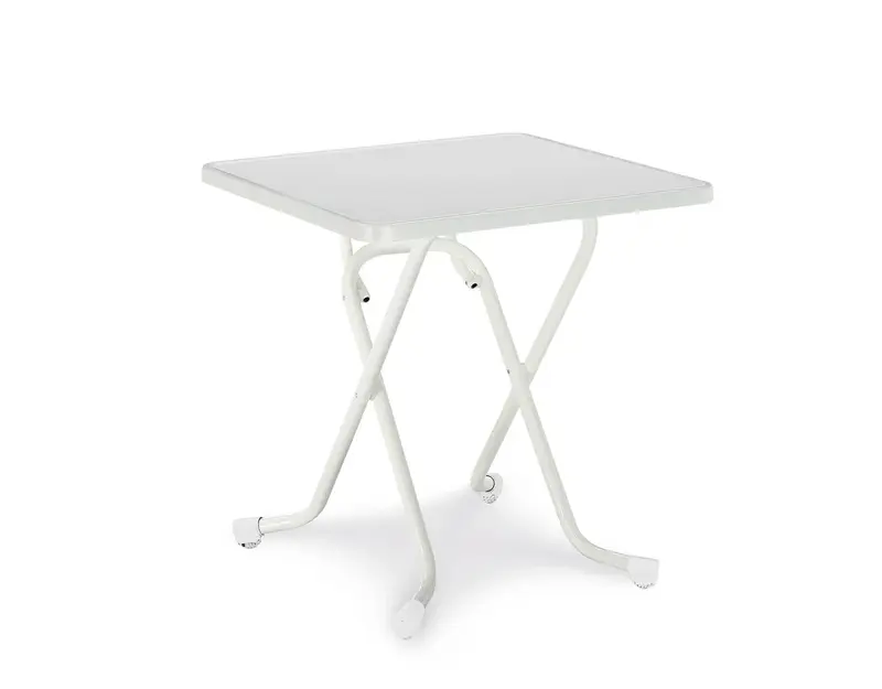 barths Madrid – Klapptisch quadratisch 67x67 cm Weiß