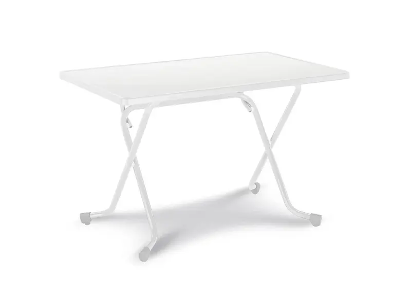 barths Madrid – Klapptisch rechteckig 110x70 cm Weiß