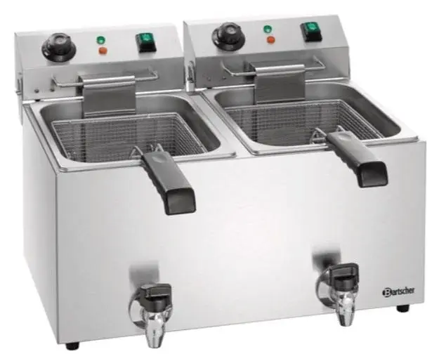 Bartscher Elektro-Fritteuse SNACK IV Plus 2 x 9L