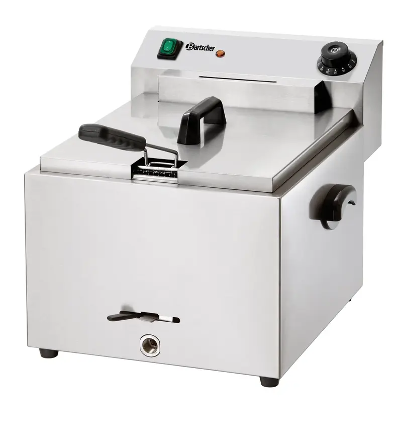 Bartscher Elektrofritteuse PROFI 9,7 Liter mit Fettablasshahn