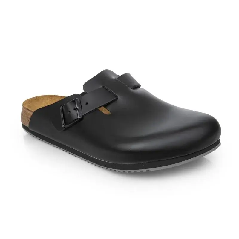 Birkenstock Boston Super Grip Clogs schwarz Größe 45