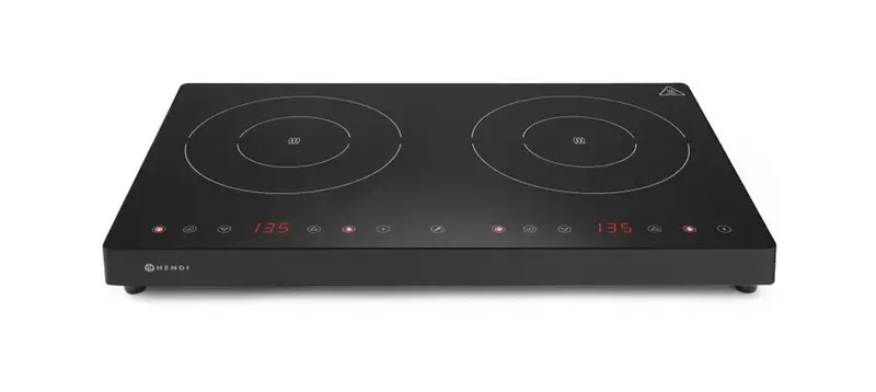 Black Line Induktionskocher doppelt 2000W+1500W