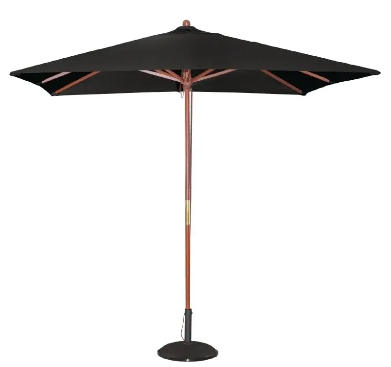 Bolero Sonnenschirm quadratisch - 2500x2500 mm - schwarz