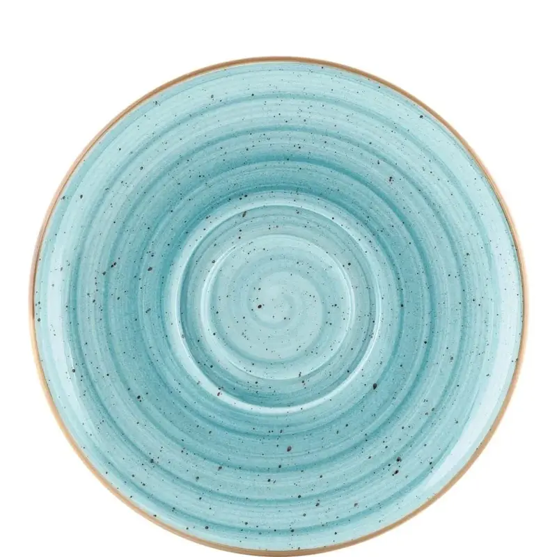 Bonna Premium Porcelain Aura Aqua Gourmet Kombiuntertasse 19 cm, hellblau