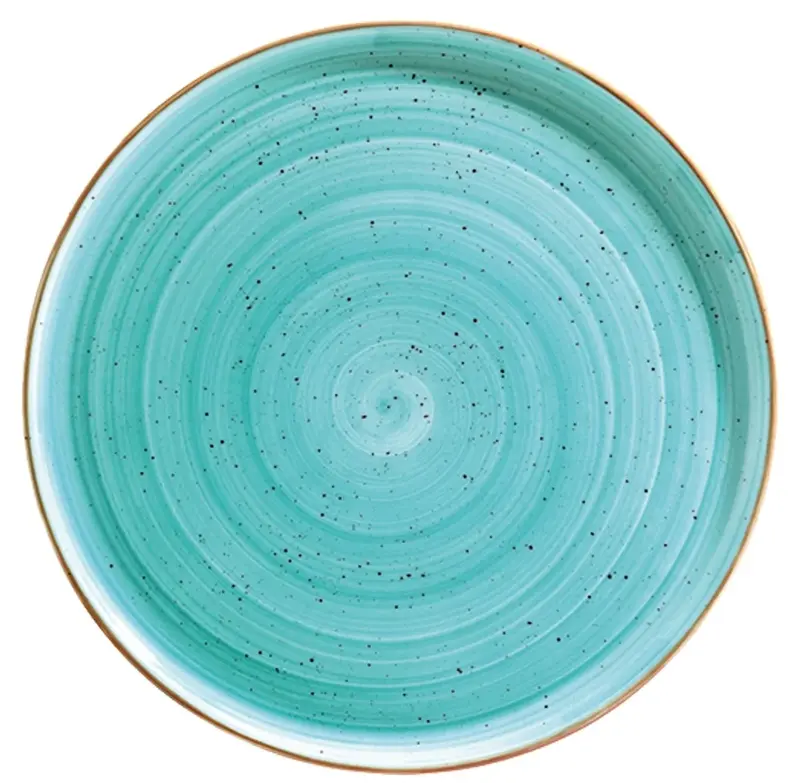 Bonna Premium Porcelain Aura Aqua Gourmet Teller flach 32cm