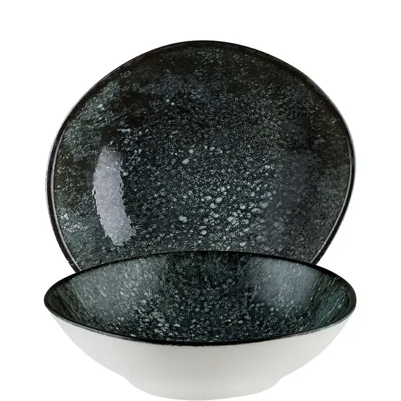 Bonna Premium Porcelain Cosmos Black Vago Schälchen 18 cm, schwarz