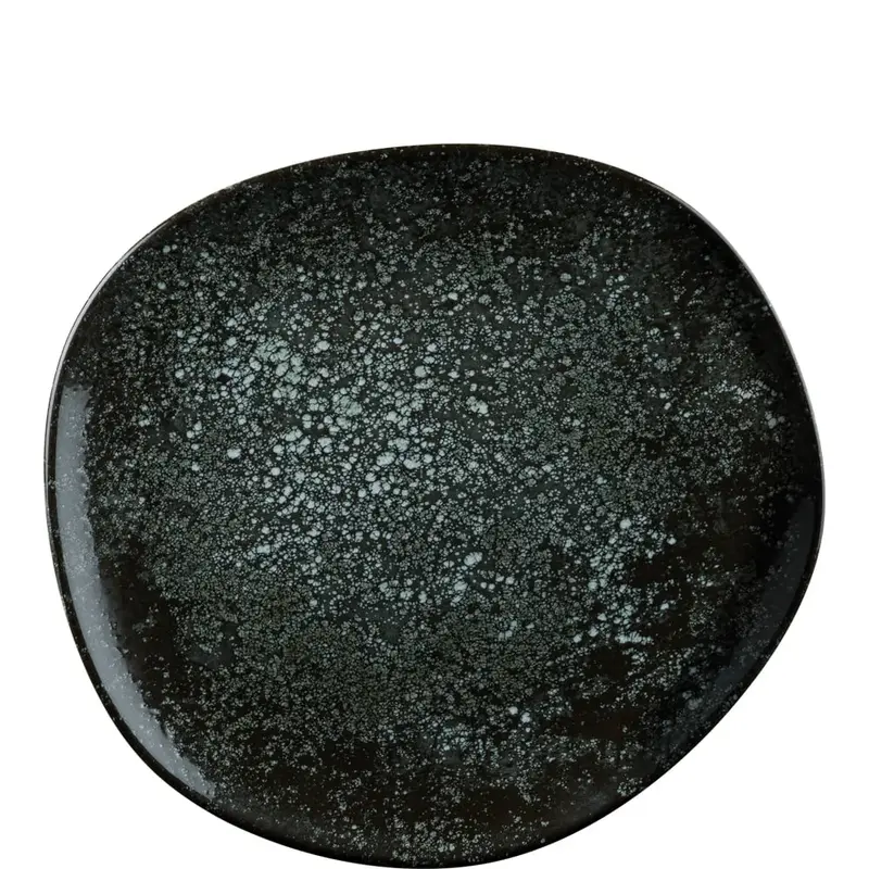 Bonna Premium Porcelain Cosmos Black Vago Teller flach 29 cm, schwarz