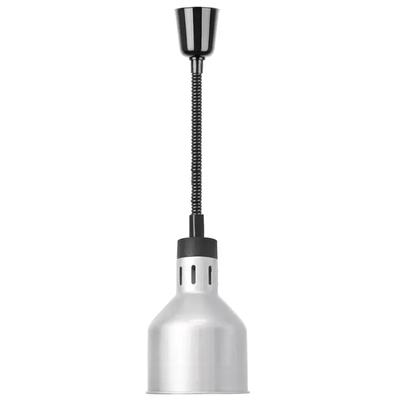 Buffalo ausziehbare Wärmelampe mit Silber-Finish