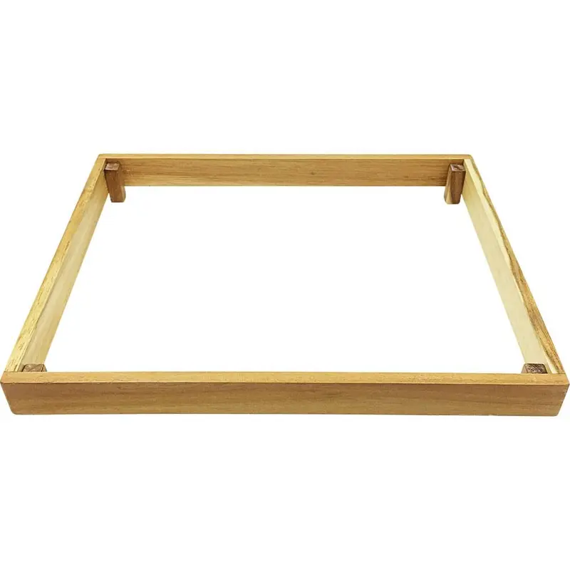 Buffet-Box aus Akazienholz, 420x320x55 mm
