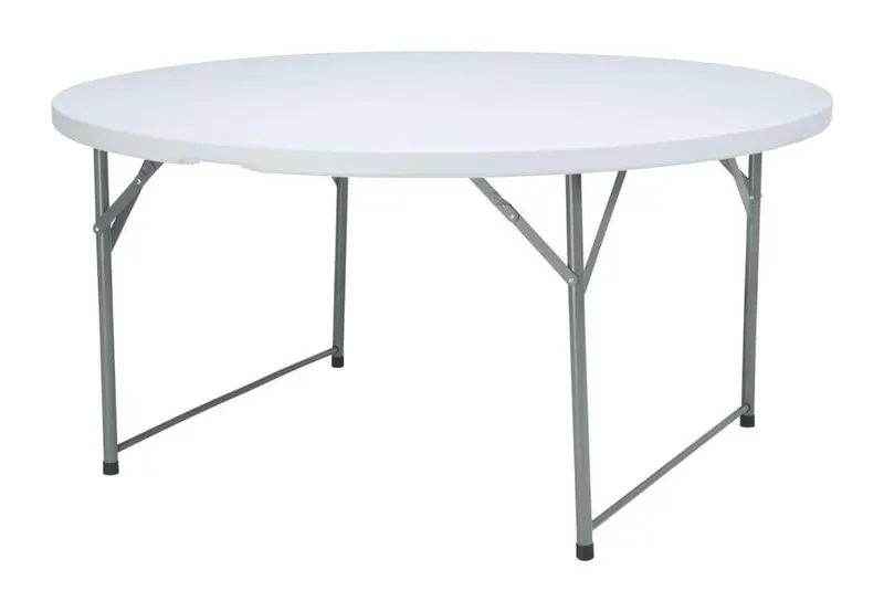 Buffettisch, rund, AmerBox, Weiß, ⌀1500x(H)740mm, Rund