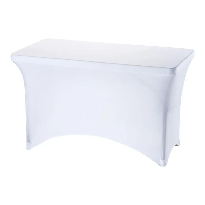 CE0804010 Stretchhusse für Buffettische mit ca. 1220x610x740 mm (BxTxH mm, weiß