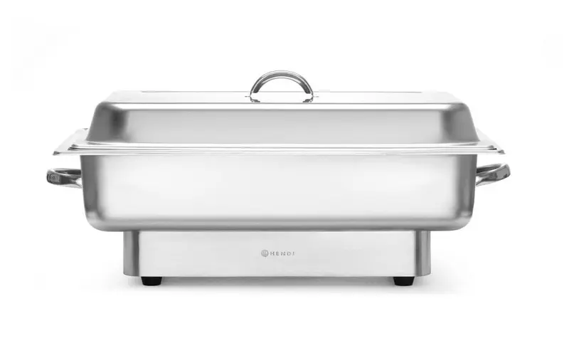 Chafing dish elektrisch Pollina, HENDI, Profi Line, 9L, Silber, 230V/900W, 587x440x(H)273mm