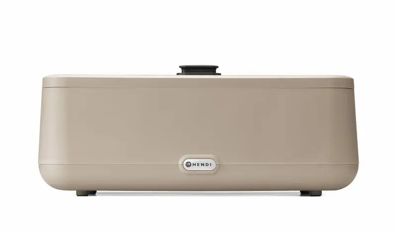 Chafing Dish UNIQ, HENDI, designed by Robert Bronwasser, GN 1/1, Beige, 230V/700W, 607x402x(H)245mm