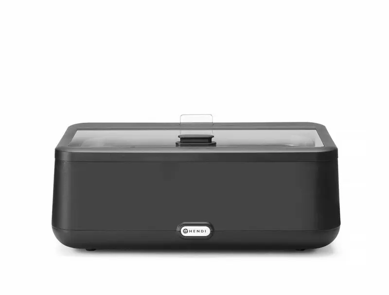 Chafing Dish UNIQ, HENDI, designed by Robert Bronwasser, GN 1/1, Schwarz, 230V/700W, 607x402x(H)245mm