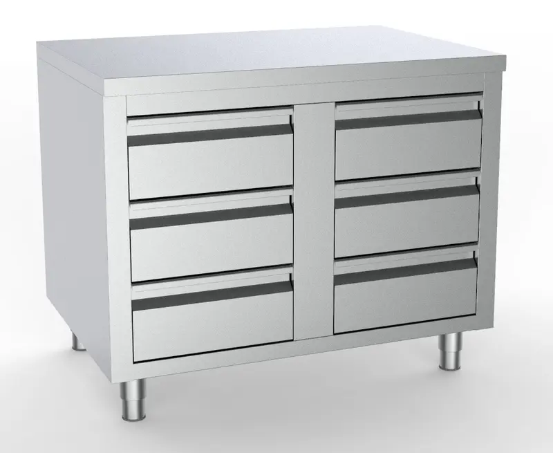 CombiSteel 700 Arbeitstisch Mit 6 Schubladen 1000