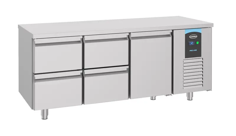 CombiSteel 700 Kühltisch 1 Tür 4 Schubladen Energy Line