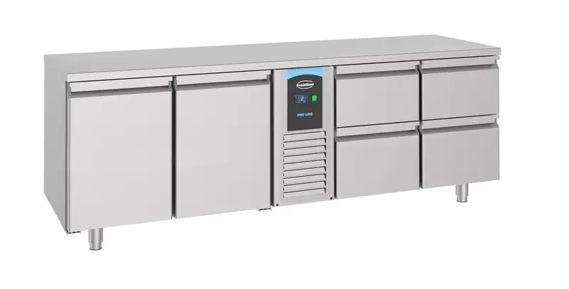 CombiSteel 700 Kühltisch 2 Türen Und 4 Schubladen Monoblock Energy Line