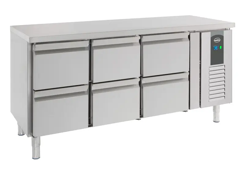 CombiSteel 700 Kühltisch 6 Schubladen