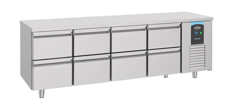 CombiSteel 700 Kühltisch 8 Schubladen Energy Line | 7489.5550