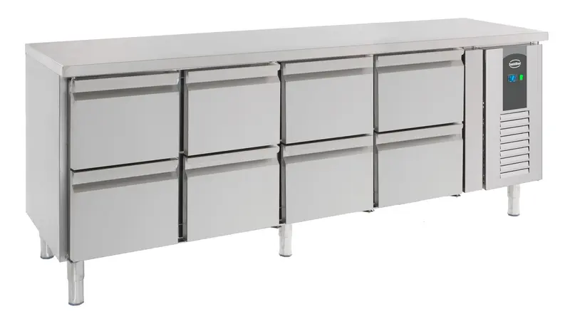 CombiSteel 700 Kühltisch 8 Schubladen