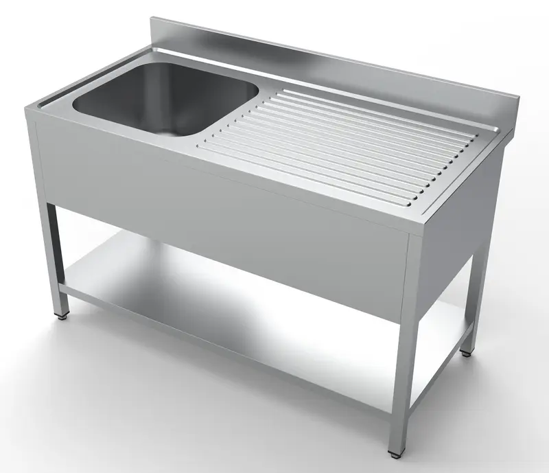 CombiSteel 700 Spültisch Grundboden 1 Links 1400