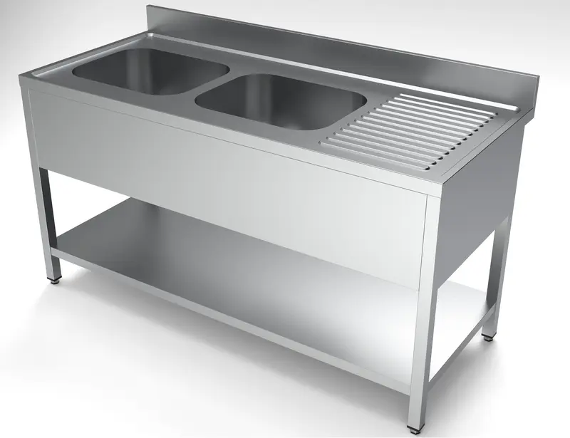 CombiSteel 700 Spültisch Grundboden 2 Links 1600