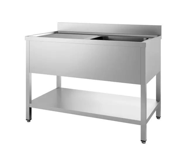 CombiSteel 700 Spültisch Grundboden Demontabel 1 Rechts 1400