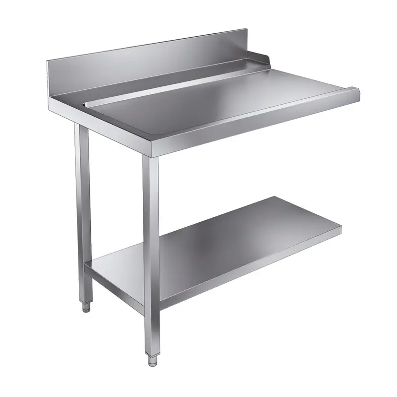 CombiSteel Ablauftisch Grundboden 1100 Links Für 7082.0070-0075