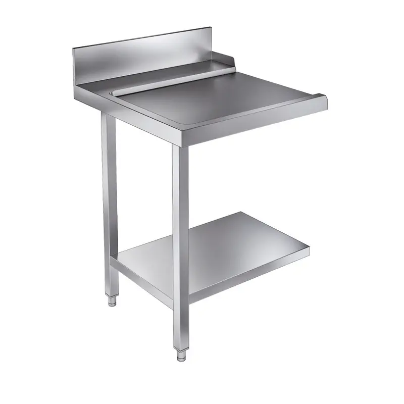 CombiSteel Ablauftisch Grundboden 700 Links Für 7082.0070-0075
