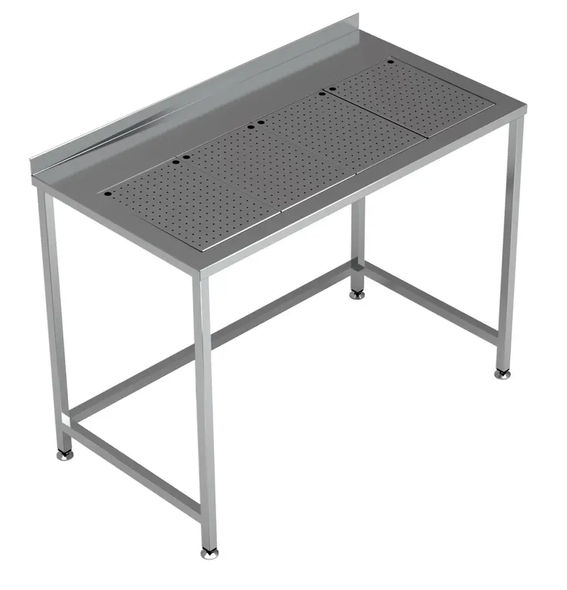 CombiSteel Arbeitstisch Mit Integrierter Tropfschale 1200 × 650