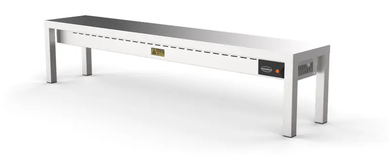Combisteel Aufsatzbord Keramisch Beheizt 1 Stufig 1600 4 Heaters Of 250W (7020.0715)