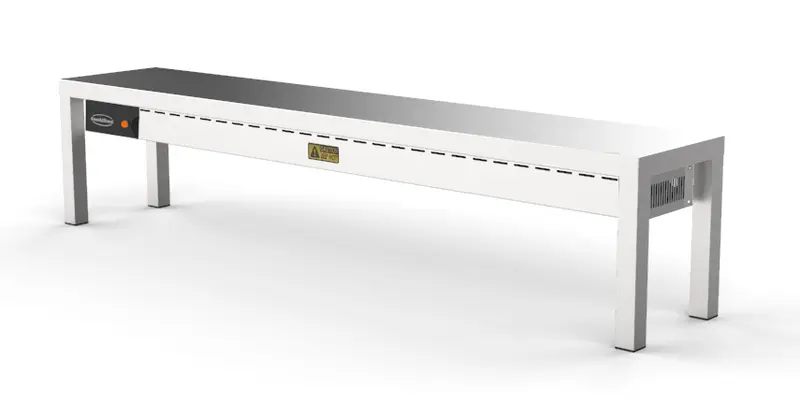 Combisteel Aufsatzbord Keramisch Beheizt 1 Stufig 1600 4 Heaters Of 250W (7333.0506)