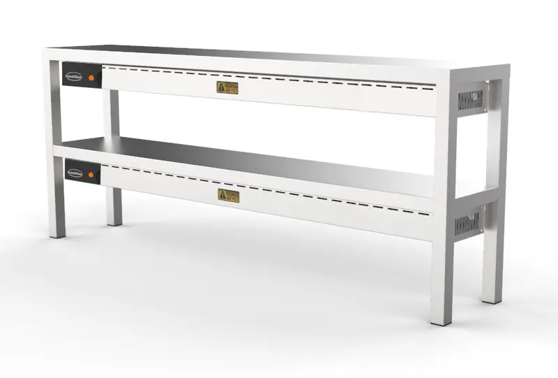 CombiSteel Aufsatzbord Keramisch Beheizt 2 Stufig 1600 8 Heaters Of 250W | 7333.0518