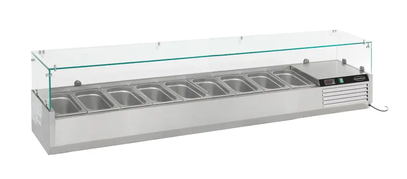 Combisteel Aufsatzvitrine 1/3 GN x 9 (7450.0023)