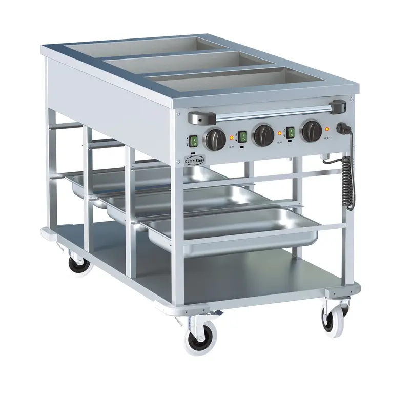 CombiSteel Bain-Marie Wagen 3/1.